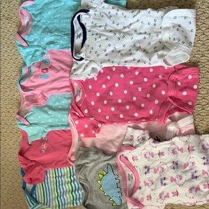 10 piece gerber onesie set